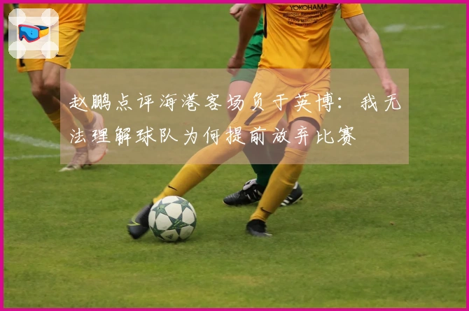 赵鹏点评海港客场负于英博：我无法理解球队为何提前放弃比赛